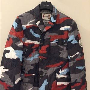Moncler Gamme Bleu runway padded camouflage blazer